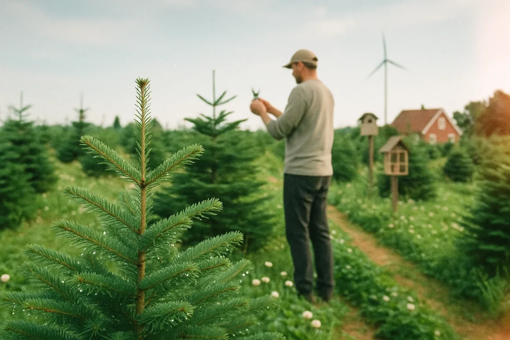 FSC- og PEFC-certificerede juletræer i dansk plantage
