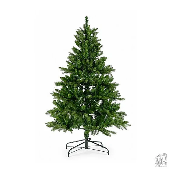 Kunstigt juletræ 150 cm med afstivet top og metalfod