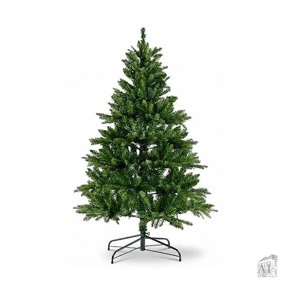 Kunstigt juletræ 300 cm med afstivet top og metalfod